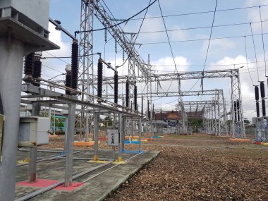High voltage electricity substation is a part of electrical generation, transmission, and distribution system. Electric power is produced. Electric Power is the rate, per unit time, at which electrical energy is transferred by electric circuit. 