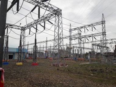 High voltage electricity substation is a part of electrical generation, transmission, and distribution system. Electric power is produced. Electric Power is the rate, per unit time, at which electrical energy is transferred by electric circuit. 