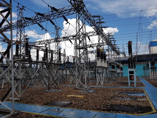 High voltage electricity substation is a part of electrical generation, transmission, and distribution system. Electric power is produced. Electric Power is the rate, per unit time, at which electrical energy is transferred by electric circuit. 
