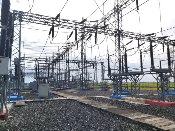 High voltage electricity substation is a part of electrical generation, transmission, and distribution system. Electric power is produced. Electric Power is the rate, per unit time, at which electrical energy is transferred by electric circuit.