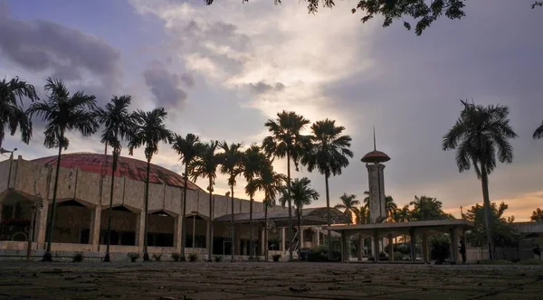 Banjarmasin South Kalimantan Indonesia August 2022 Sabilal Muhtadin Mosque Great — 图库照片