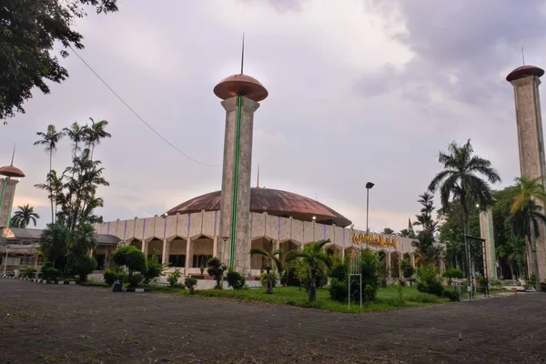 Banjarmasin Güney Kalimantan Endonezya Ağustos 2022 Sabilal Muhtadin Camii Banjarmasin — Stok fotoğraf