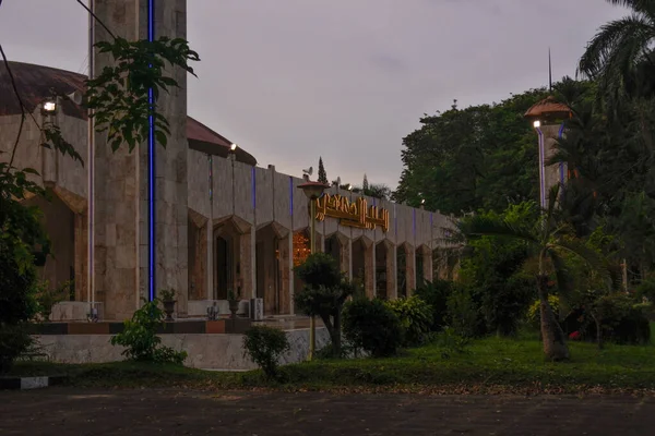 Banjarmasin Zuid Kalimantan Indonesië Augustus 2022 Sabilal Muhtadin Moskee Grote — Stockfoto