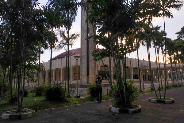 Banjarmasin Kalimantan Del Sur Indonesia Agosto 2022 Mezquita Sabilal Muhtadin —  Fotos de Stock