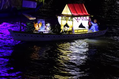 Süslü Tekne Tanglong Festivali (Banjarmasin, Endonezya 28 Eylül 2022)