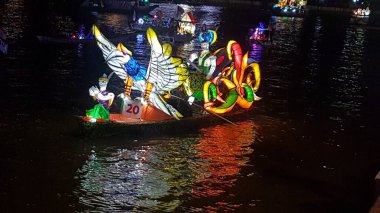 Süslü Tekne Tanglong Festivali (Banjarmasin, Endonezya 28 Eylül 2022)