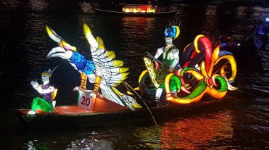 Süslü Tekne Tanglong Festivali (Banjarmasin, Endonezya 28 Eylül 2022)