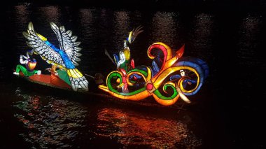 Süslü Tekne Tanglong Festivali (Banjarmasin, Endonezya 28 Eylül 2022)
