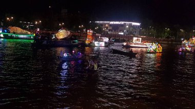 Süslü Tekne Tanglong Festivali (Banjarmasin, Endonezya 28 Eylül 2022)