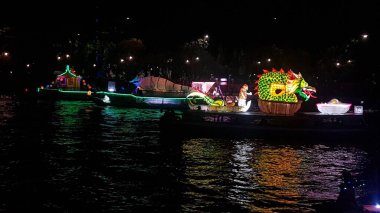 Süslü Tekne Tanglong Festivali (Banjarmasin, Endonezya 28 Eylül 2022)