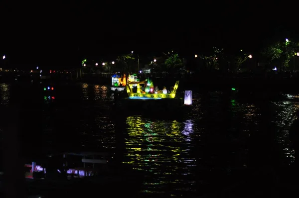 Ornamental Boat Tanglong Festival Banjarmasin Indonesië September 2022 — Stockfoto