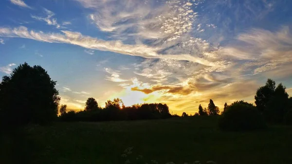 Silence Beauté Des Soirées Été — Photo