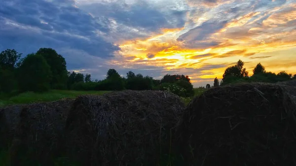 Die Stille Und Schönheit Der Sommerabende — Stockfoto