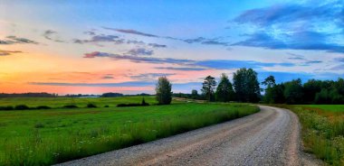 Yaz akşamlarının huzur ve güzelliği