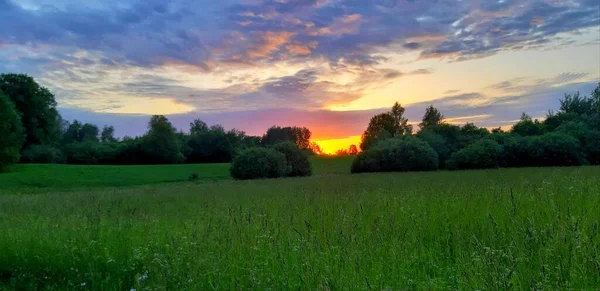 Yaz Akşamlarının Huzur Güzelliği — Stok fotoğraf