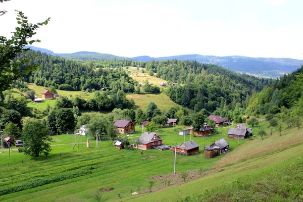 Beautiful View Mountain Village — Stock Photo, Image