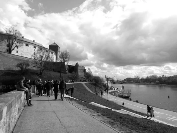 High Wall Wawel Castle Poland — 图库照片