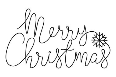 Kar taneli Mutlu Noel harfleri