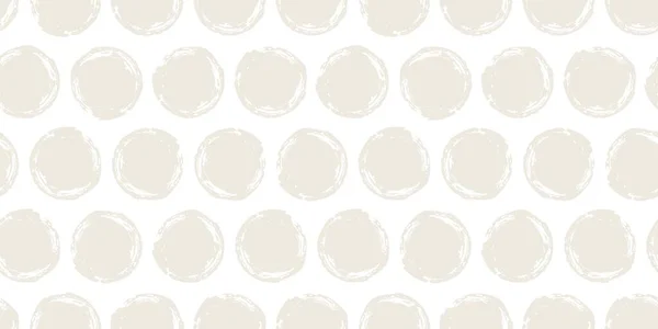 Безшовний Нейтральний Візерунок Гранжевими Розфарбованими Колами Рук Геометричним Графічним Елементом — стоковий вектор
