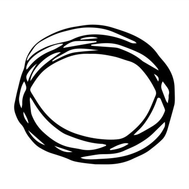 Grunge el boyası mürekkeple boyanmış, beyaz arka planda izole edilmiş. Vektör illüstrasyonu