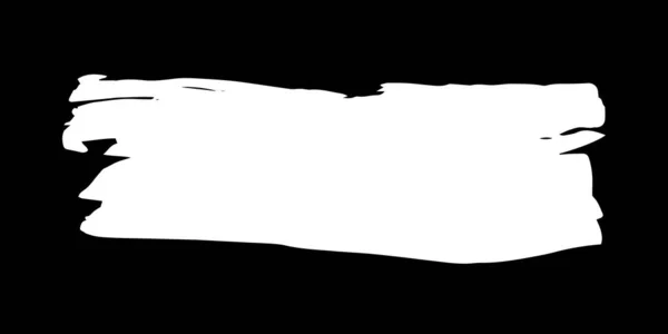 Прямокутна Банерна Рука Намальована Крейдою Чорному Тлі Векторні Ілюстрації — стоковий вектор
