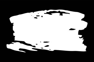 Siyah zemin üzerine tebeşirle boyanmış dikdörtgen el yazısı. Vektör illüstrasyonu