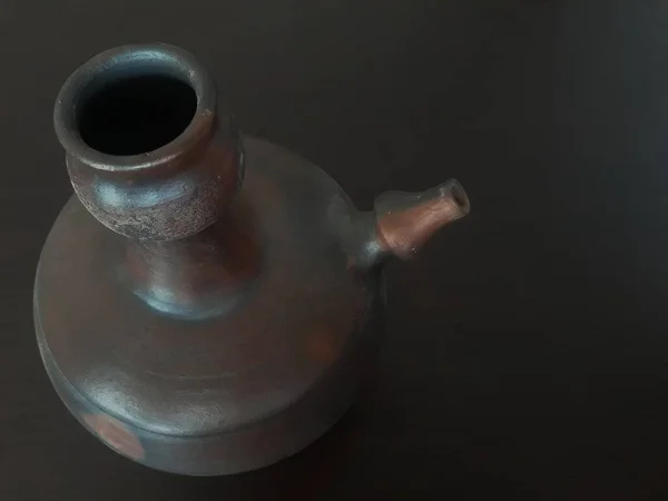 Traditional Water Jar Clay Usually Called Kendi Indonesia — 图库照片