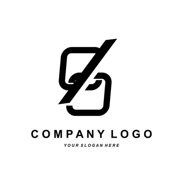 Літера Логотип Корпоративного Бренду Векторна Ілюстрація Шрифту — стоковий вектор