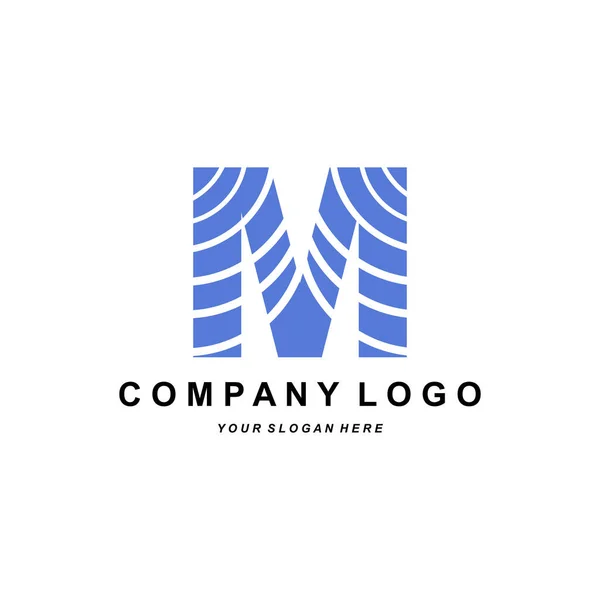 Letter Logo Company Brand Initials Design Sticker Screen Printing Vector — Stockvector