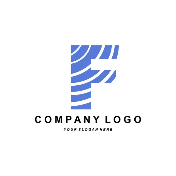 Letter Logo Company Brand Initials Design Sticker Screen Printing Vector — Stock vektor
