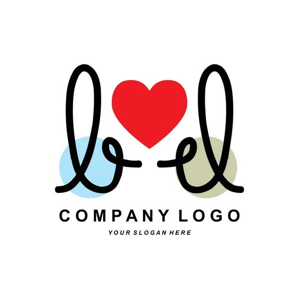 Logo Litery Alfabet Ikony Wektorowej Ilustracja Pierwotnego Projektu Marki Firmy — Wektor stockowy
