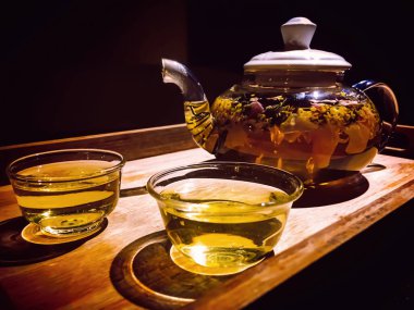 Çaydanlık ve çay.