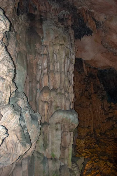Stalactites Stalagmites Trastnik Flute Cave Guilin China — Stock Photo, Image