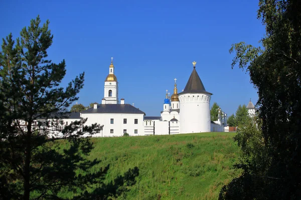 Vista Kremlin Tobolsk Contra Céu Azul — Fotografia de Stock