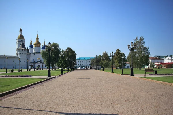发自俄罗斯托博尔斯克 2021年8月23日 托博尔斯克克里姆林宫 俄罗斯亚洲唯一的石头克里姆林宫 — 图库照片