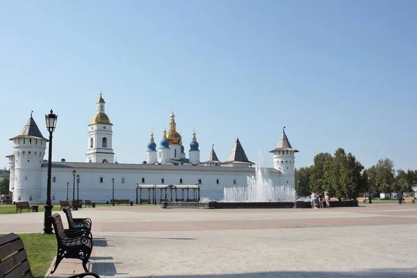 Tobolsk Russia August 2021 View Tobolsk Kremlin Only Stone Kremlin — стокове фото