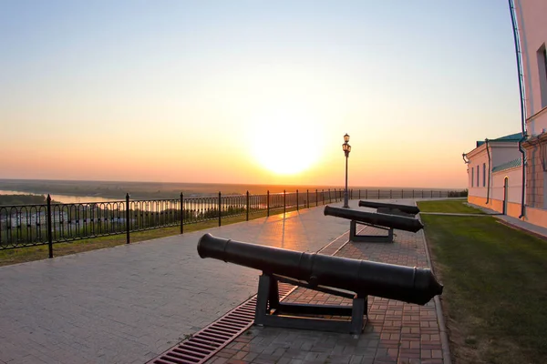 Vue Sur Rivière Irtysh Remblai Dans Ville Tobolsk Photo De Stock