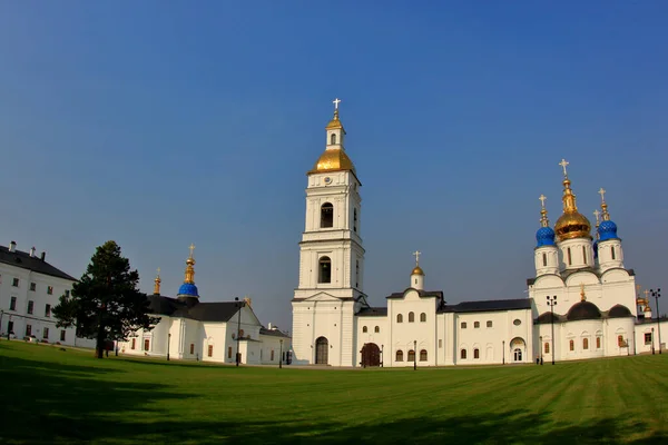 Tobolsk Russia August 2021 Sophia Cathedral Assumption City Tobolsk — стокове фото