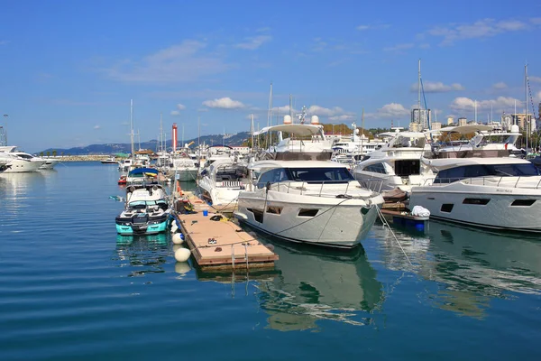 Soçi Rusya Ekim 2021 Soçi Limanındaki Marina Manzarası — Stok fotoğraf