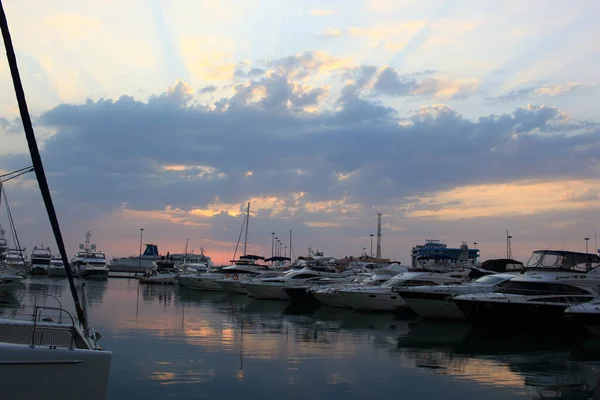 Soçi Rusya Ekim 2021 Soçi Limanındaki Marina Manzarası — Stok fotoğraf