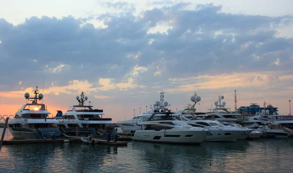 Sotschi Russland Oktober 2021 Blick Auf Die Marina Hafen Von — Stockfoto