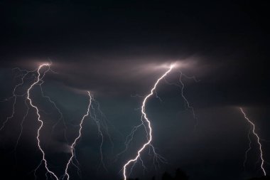 Thunderstorm and lighting in Montenegro