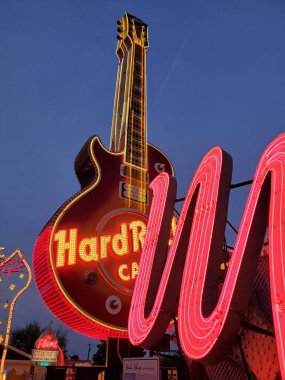 Hard Rock Cafe, Neon Müzesi, Las Vegas, Nevada