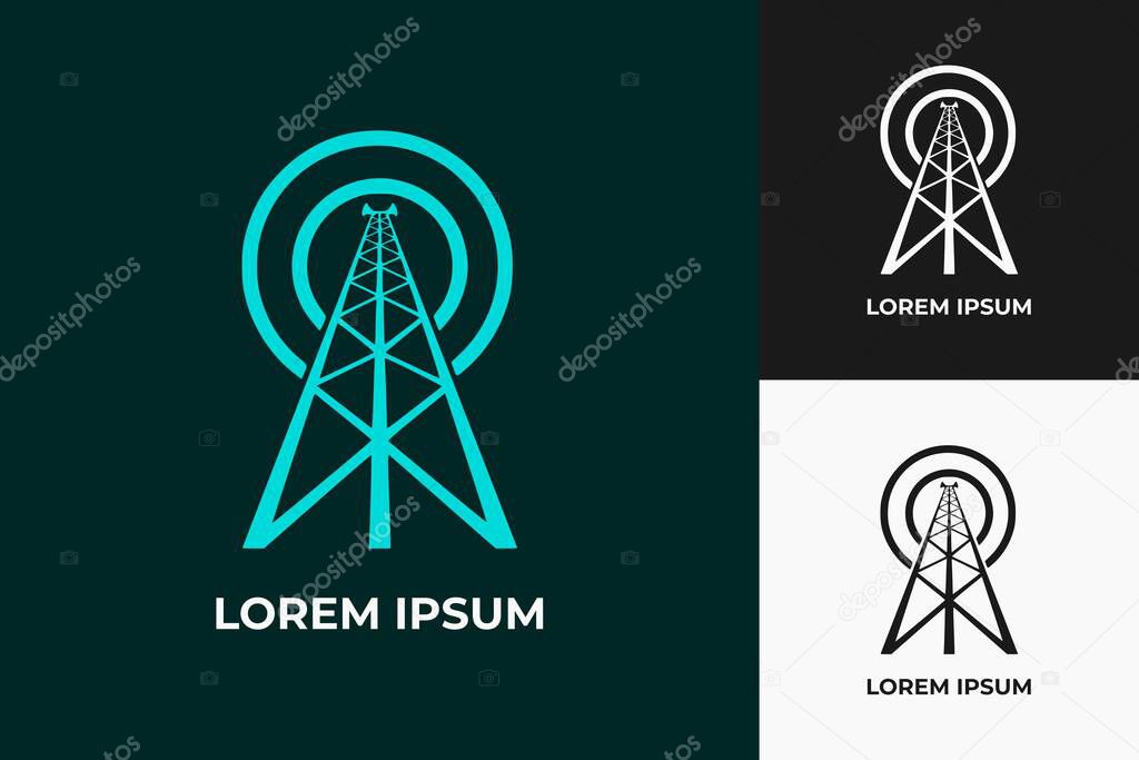 Radio station logo. radio logo