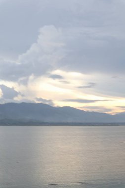 Beautiful lake in the afternoon