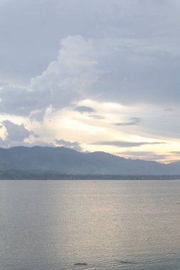 Beautiful lake in the afternoon
