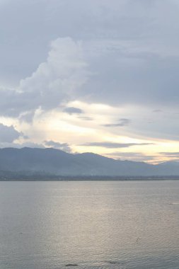 Beautiful lake in the afternoon