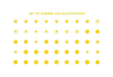 Yaz güneşi çizimleri.