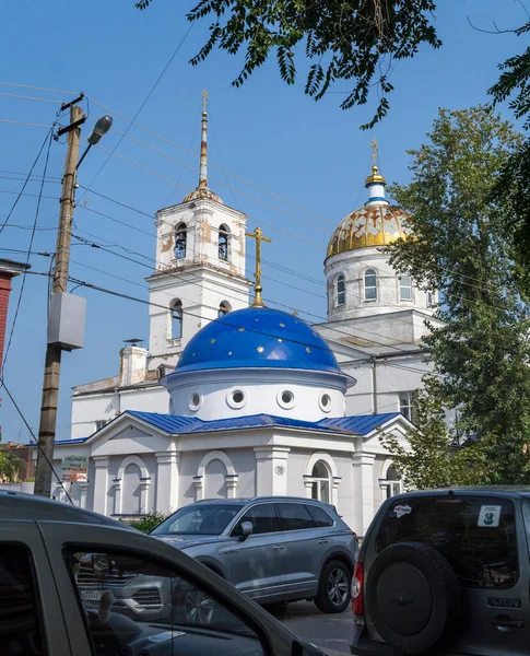 Catedral Ascensión Ciudad Samara Rusia Agosto 2021 — Foto de Stock