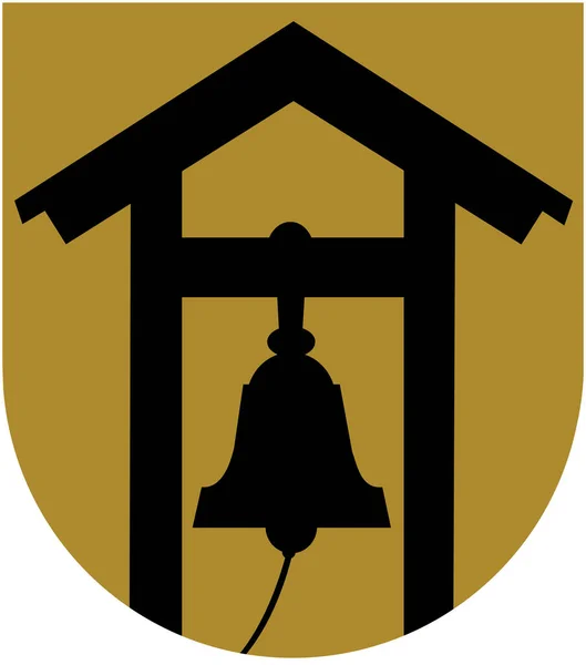 Das Wappen Der Humppila Gemeinde Finnland Isoliert Auf Weiß — Stockfoto